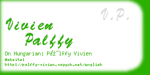 vivien palffy business card